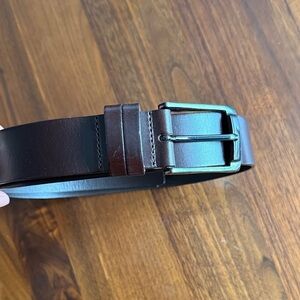 Men's Brown italien Leather Belt - simons size 34
